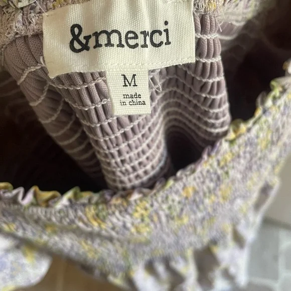 Pinkblush maternity floral midi dress, lavender/purple - Picture 3 of 3